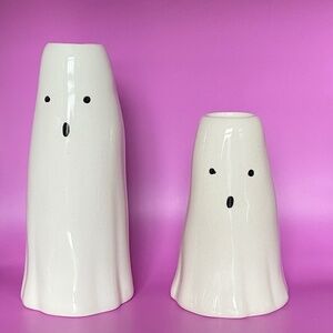 Phantom Collection Ceramic Ghost Candleholders
